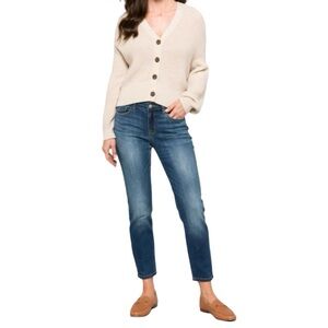 EUC Stitch Fix Judy Blue Adeline Mid Rise Girlfriend Relaxed Fit Jeans